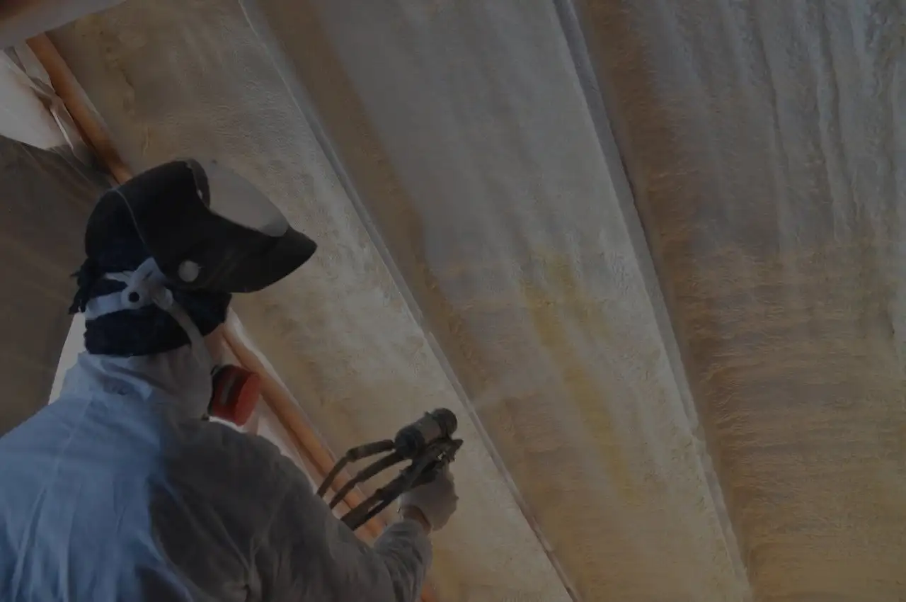 Spray foam insulation work for a Cincinnati property