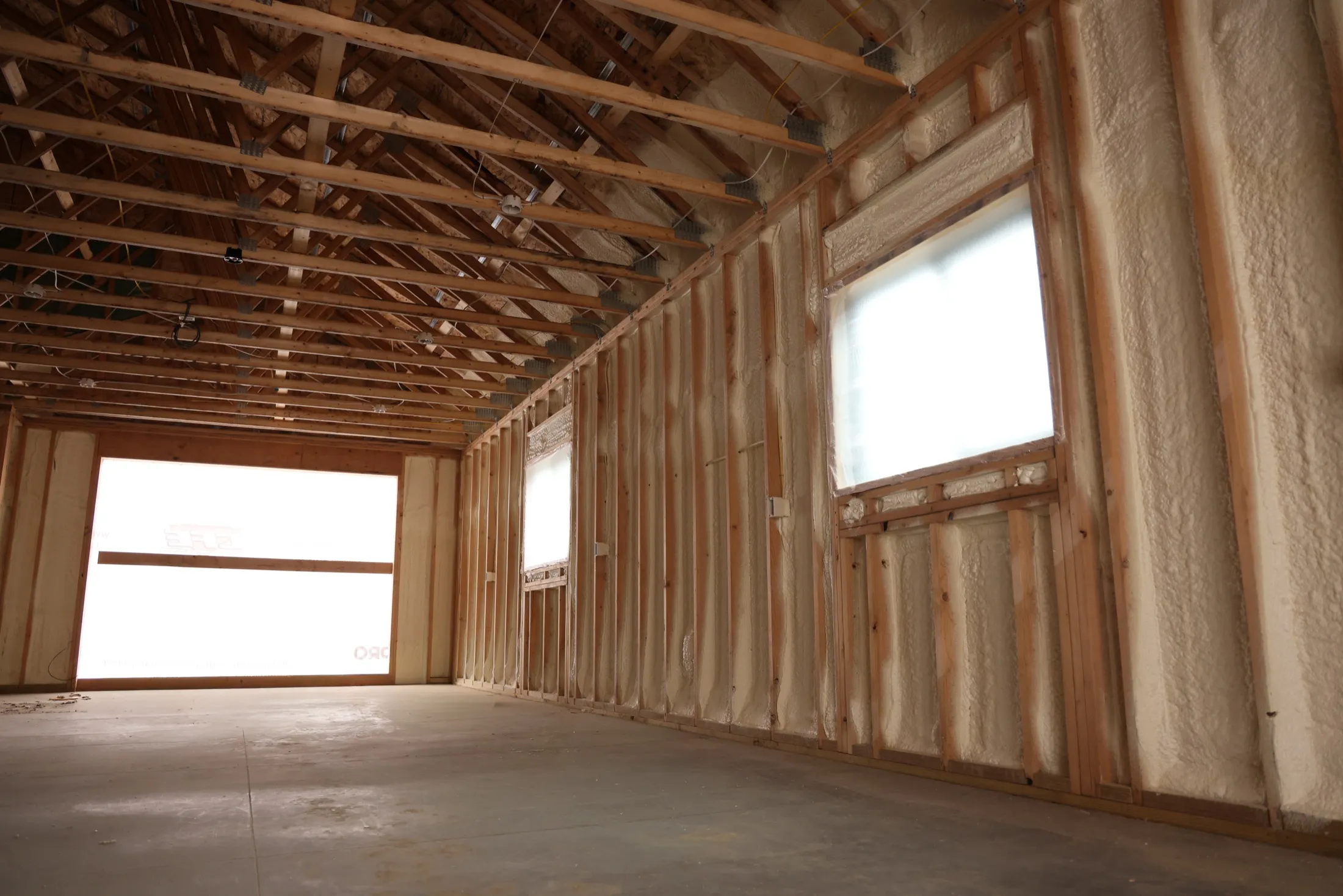Closed-Cell Foam Insulation Cincinnati finished insulation photo